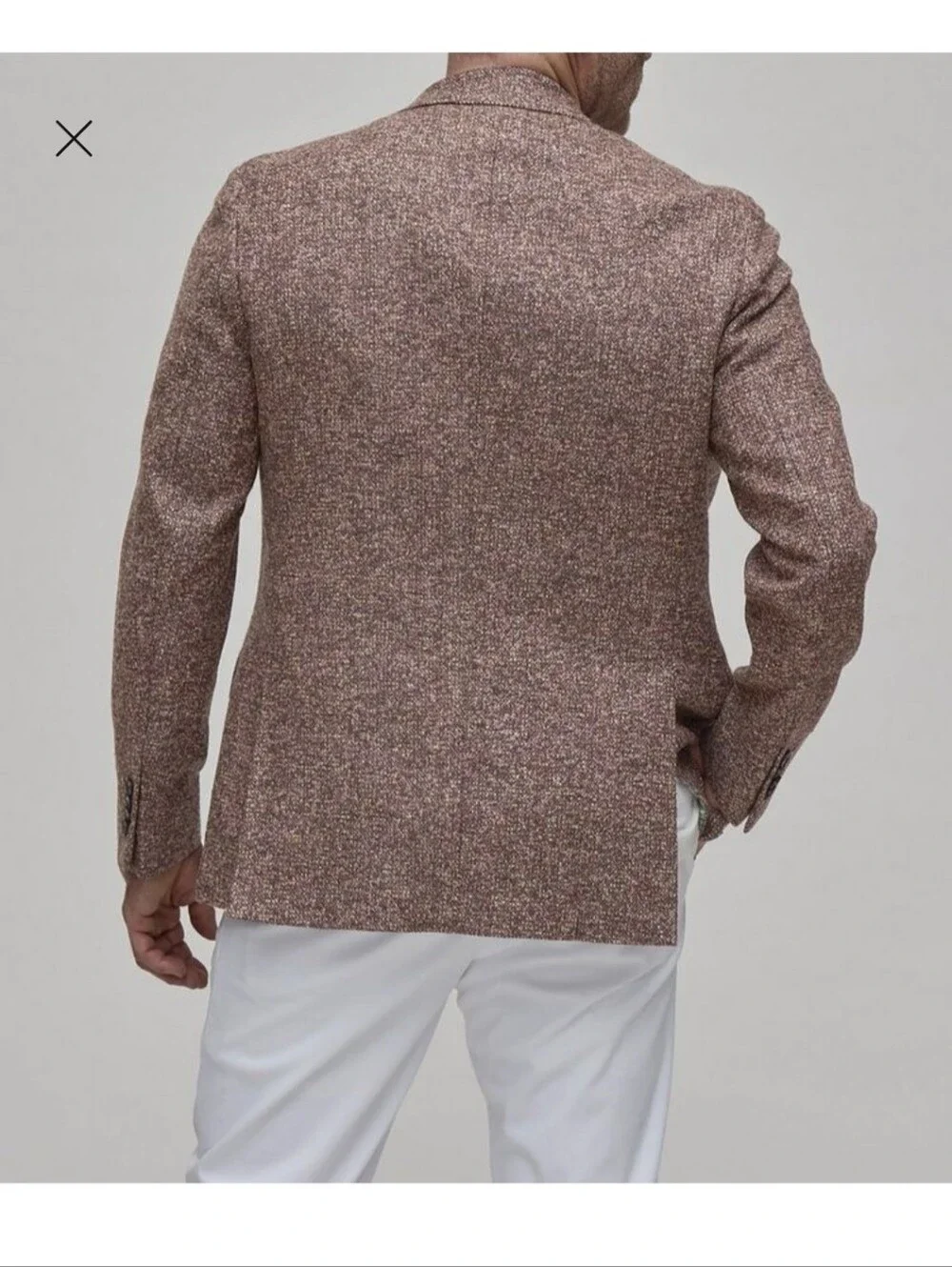 Etro Men's Textured Brown Wool Blend Tweed Sport Jacket Full Lining_1